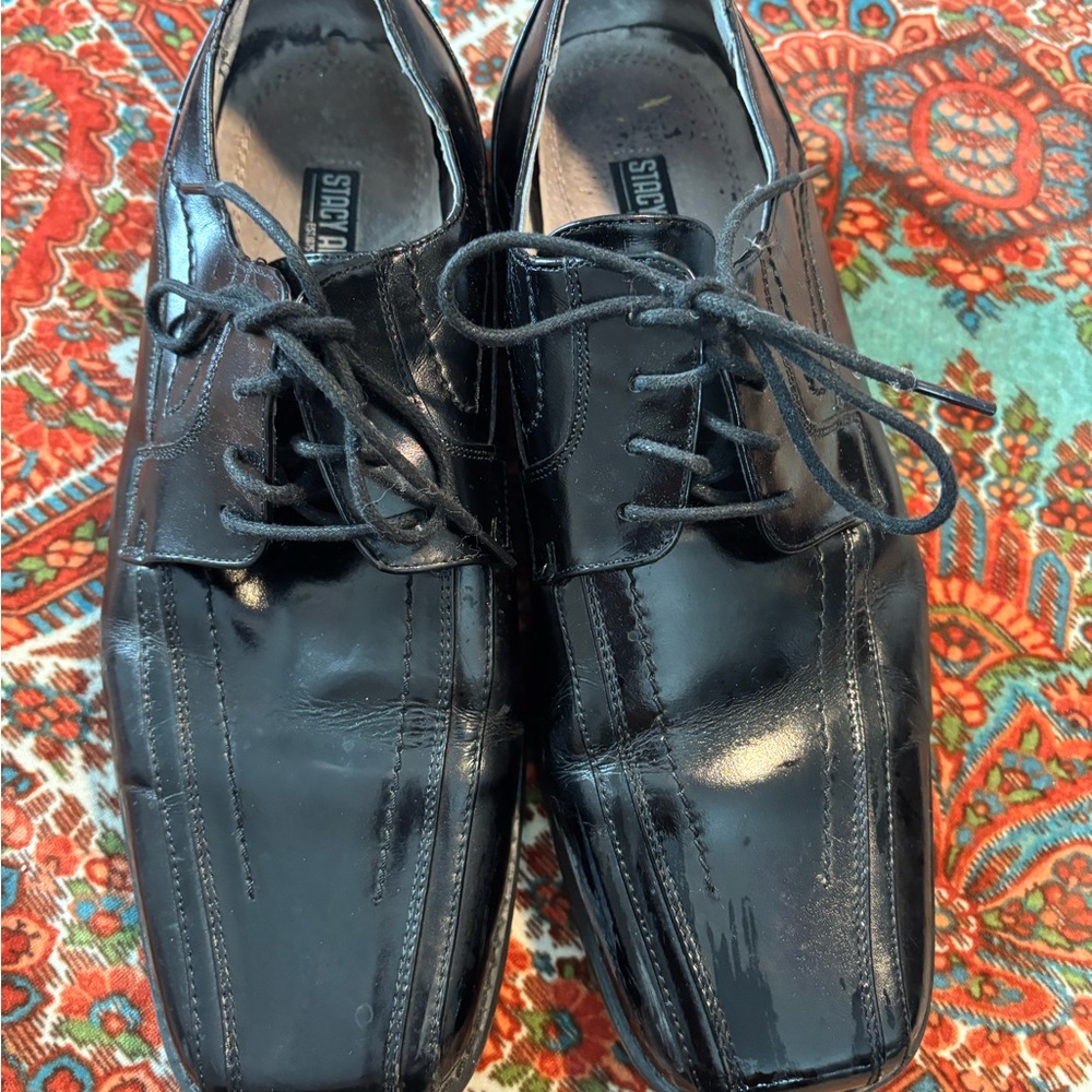 Stacy Adams men’s Glossy Black Oxfords size‎ 9M
